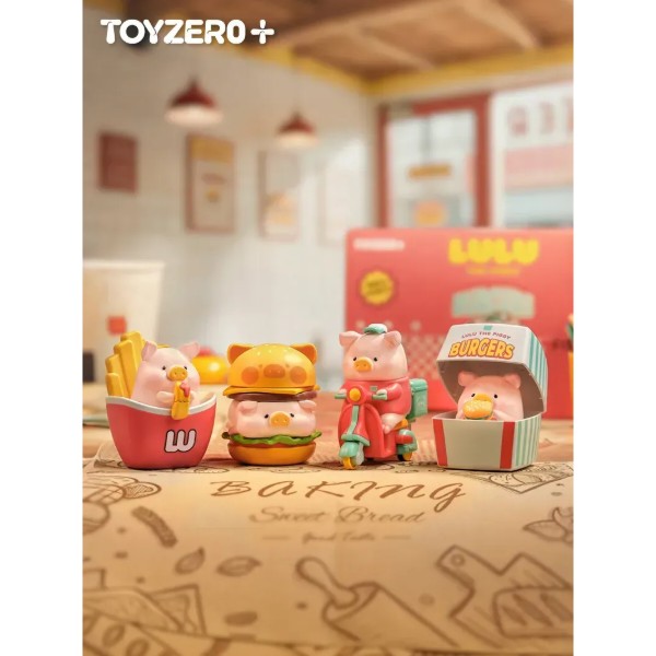 Фото - Коллекционная фигурка 10/10 Toys LuLu the Piggy серія Burger Express Movable Series в ассортименте (LULU1310)